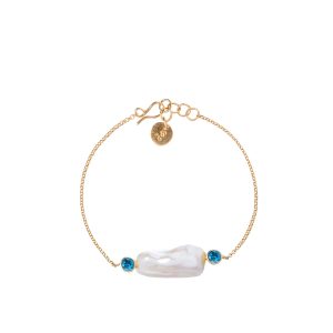 Pulseira La Barroca Topazio Azul